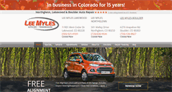 Desktop Screenshot of leemyles-colorado.com